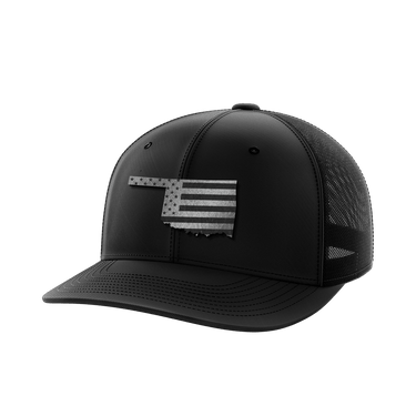 Oklahoma United Hats Hat Greater Half Black/Black Black Leatherette Oklahoma
